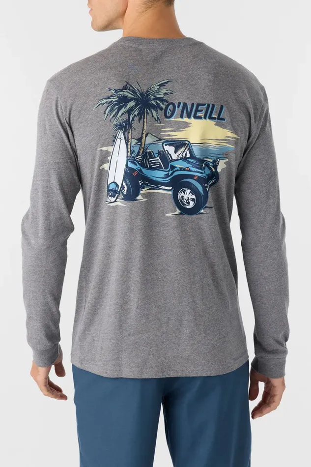 SPEED BUGGY STANDARD FIT LONG SLEEVE TEE Heather Grey Men O039NEILL Clothing