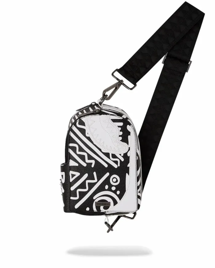 SPRAYGROUND AI8 AFRICAN INTELLIGENCE 8211 ORIGIN STORY BACKPACK SLING Bags