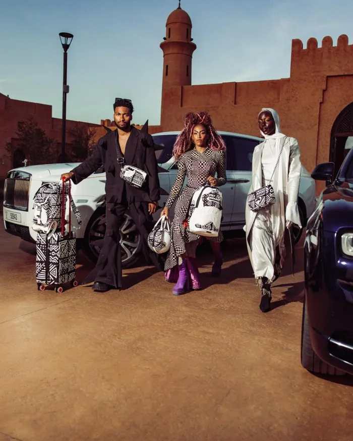 SPRAYGROUND AI8 AFRICAN INTELLIGENCE 8211 ORIGIN STORY BACKPACK SLING Bags