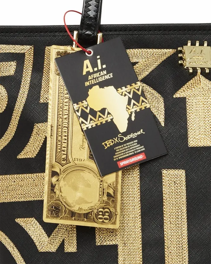 SPRAYGROUND AI8 AFRICAN INTELLIGENCE PATH TO THE FUTURE II TOTE Bags