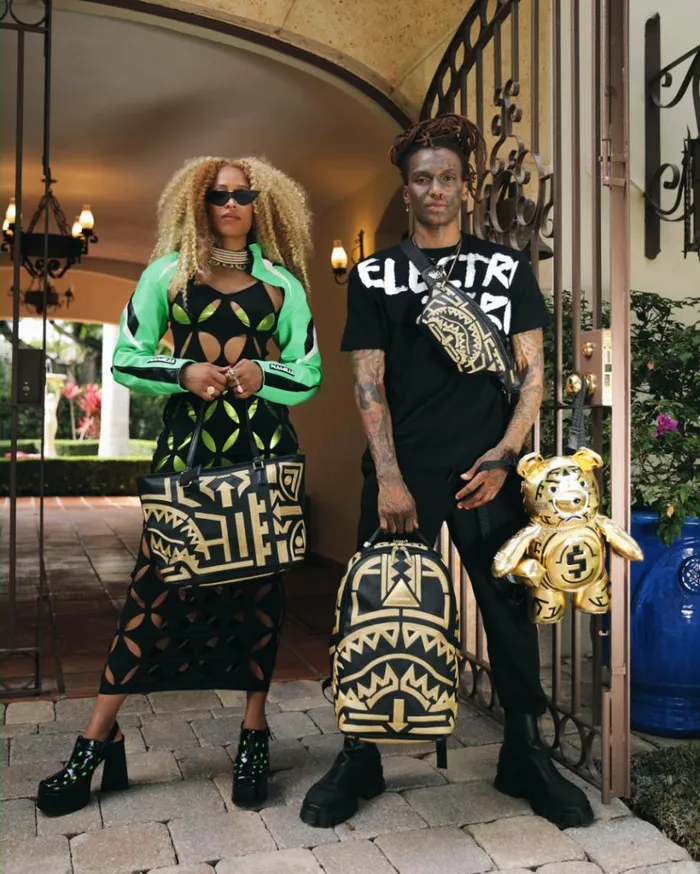 SPRAYGROUND AI8 AFRICAN INTELLIGENCE PATH TO THE FUTURE II TOTE Bags