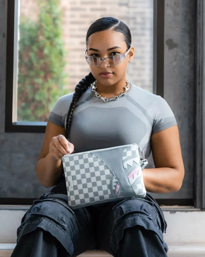 SPRAYGROUND AIR TO THE THRONE JETSET CROSSOVER CLUTCH Bags