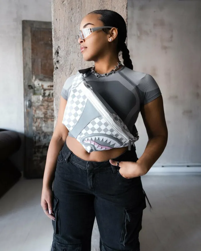 SPRAYGROUND AIR TO THE THRONE JETSET SAVVY CROSSBODY Bags