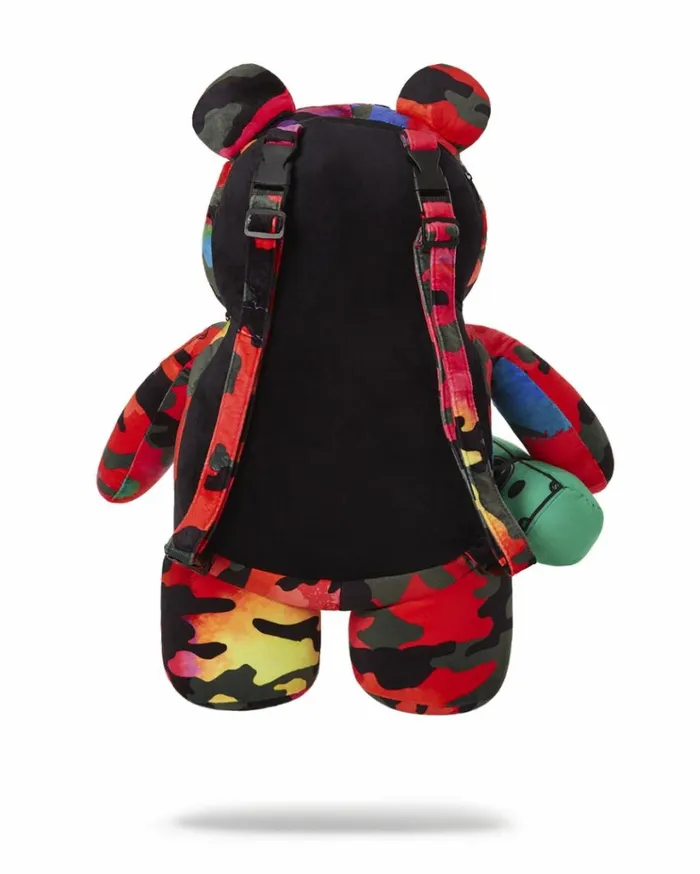 SPRAYGROUND CAMOBURST MONEYBEAR TEDDYBEAR BACKPACK Bags