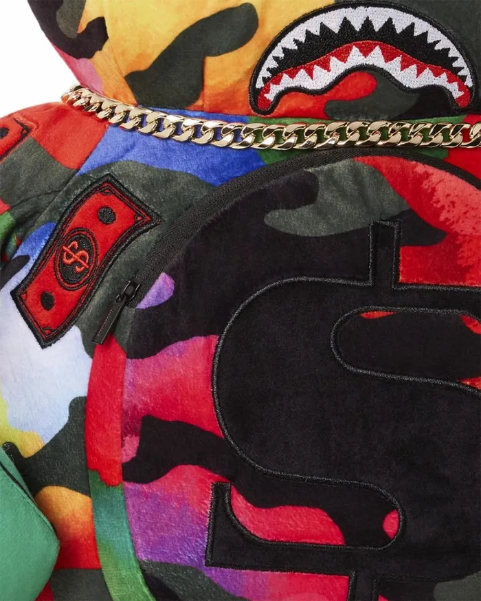 SPRAYGROUND CAMOBURST MONEYBEAR TEDDYBEAR BACKPACK Bags