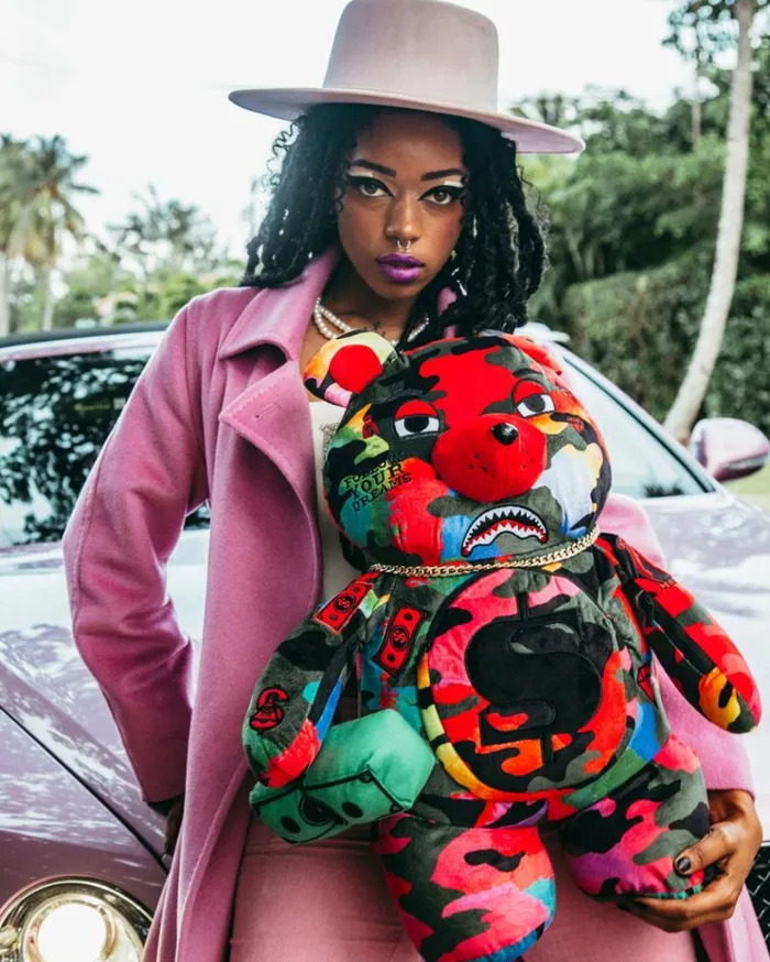 SPRAYGROUND CAMOBURST MONEYBEAR TEDDYBEAR BACKPACK Bags