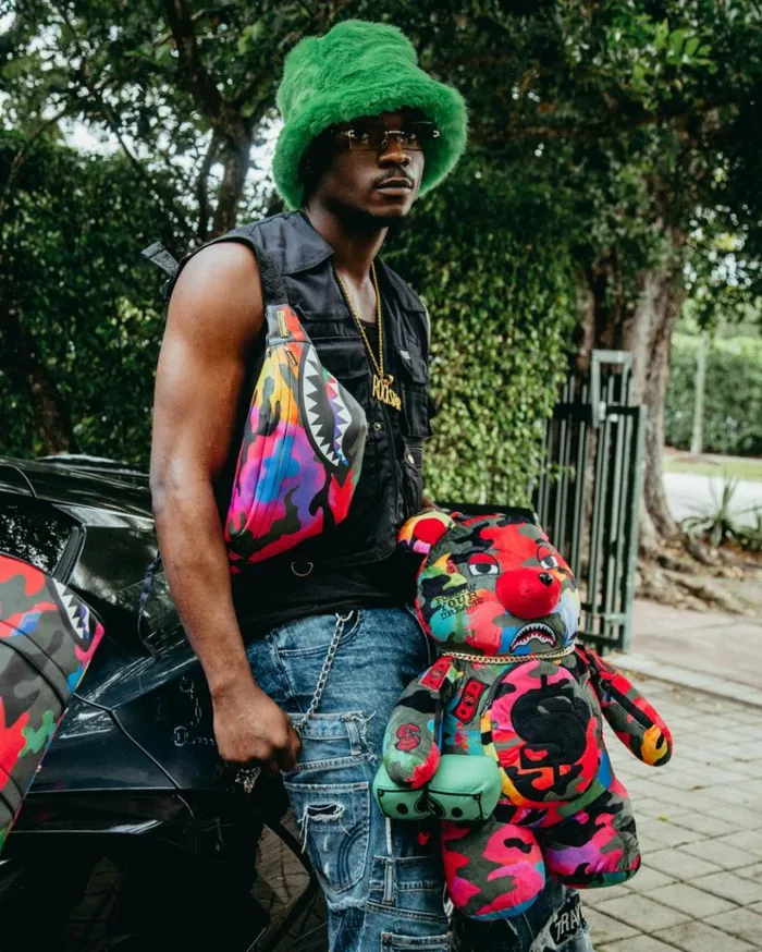 SPRAYGROUND CAMOBURST MONEYBEAR TEDDYBEAR BACKPACK Bags