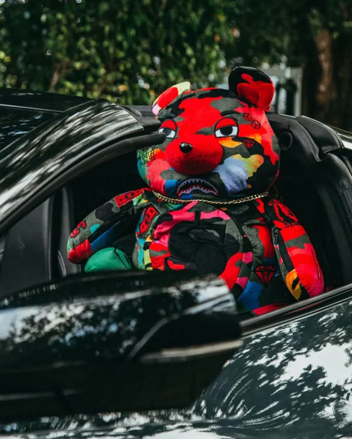 SPRAYGROUND CAMOBURST MONEYBEAR TEDDYBEAR BACKPACK Bags
