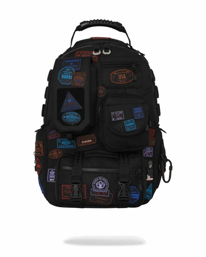 SPRAYGROUND JAMES FIRST CLASS I GOT THESE STAMPS BACKPACK Bags