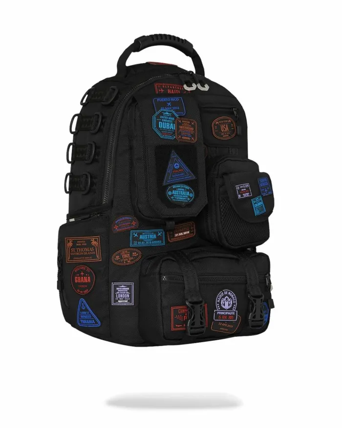 SPRAYGROUND JAMES FIRST CLASS I GOT THESE STAMPS BACKPACK Bags