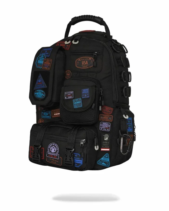 SPRAYGROUND JAMES FIRST CLASS I GOT THESE STAMPS BACKPACK Bags