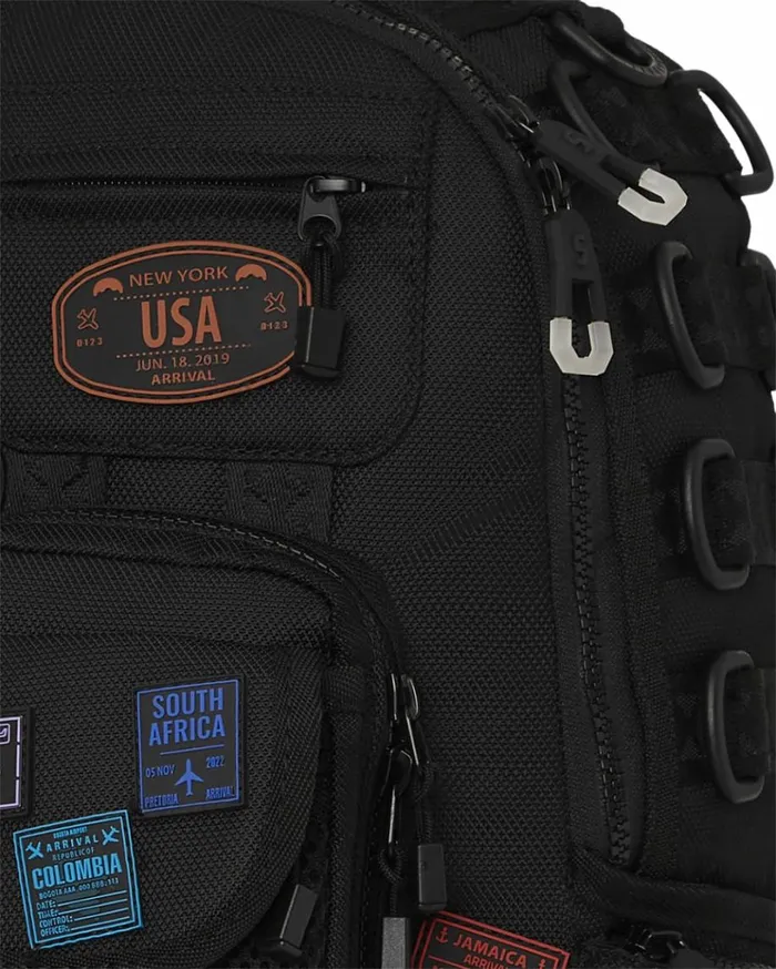 SPRAYGROUND JAMES FIRST CLASS I GOT THESE STAMPS BACKPACK Bags