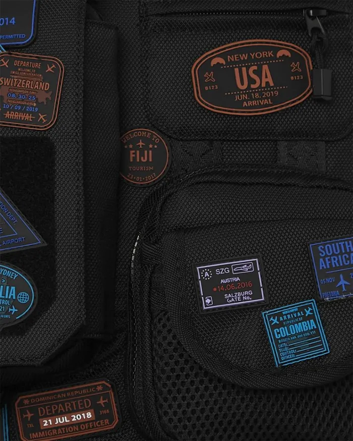SPRAYGROUND JAMES FIRST CLASS I GOT THESE STAMPS BACKPACK Bags