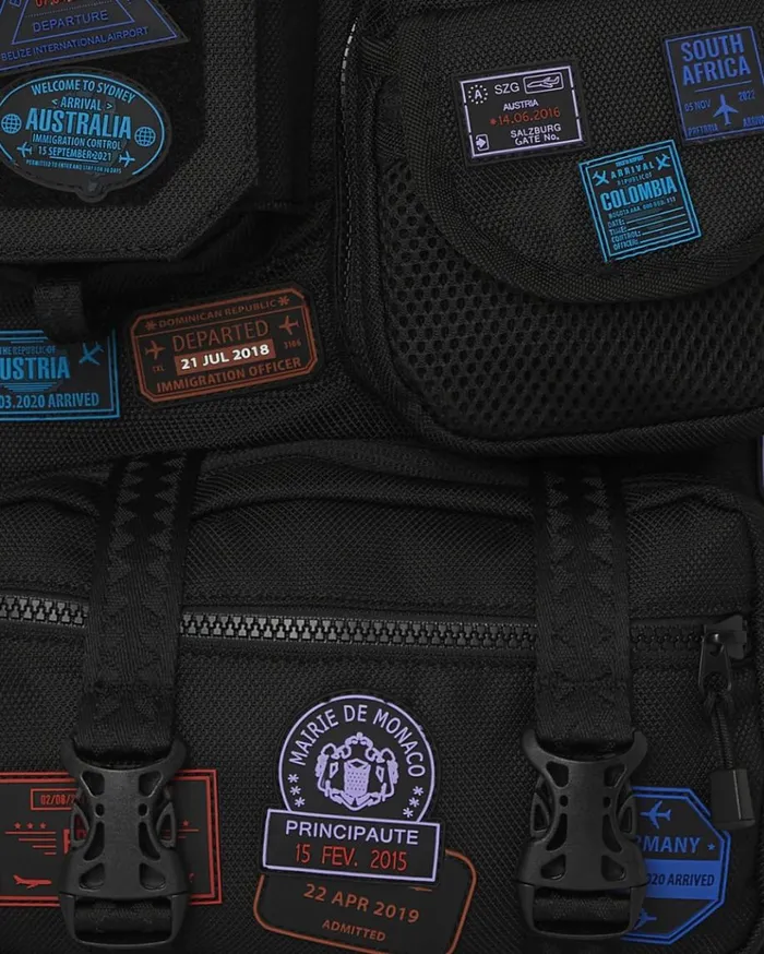 SPRAYGROUND JAMES FIRST CLASS I GOT THESE STAMPS BACKPACK Bags