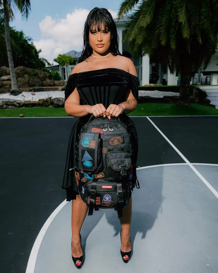 SPRAYGROUND JAMES FIRST CLASS I GOT THESE STAMPS BACKPACK Bags