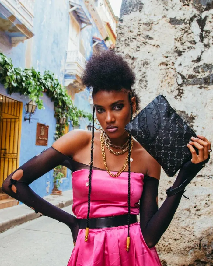 SPRAYGROUND PRIM SUPERJET CROSSOVER CLUTCH Bags
