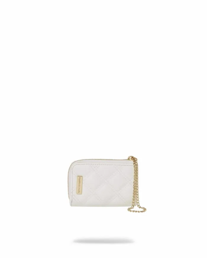 SPRAYGROUND RIVIERA LE BLANC GOLD CHAIN SHARK WALLET Bags