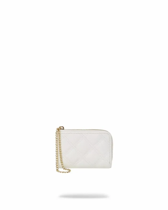 SPRAYGROUND RIVIERA LE BLANC GOLD CHAIN SHARK WALLET Bags