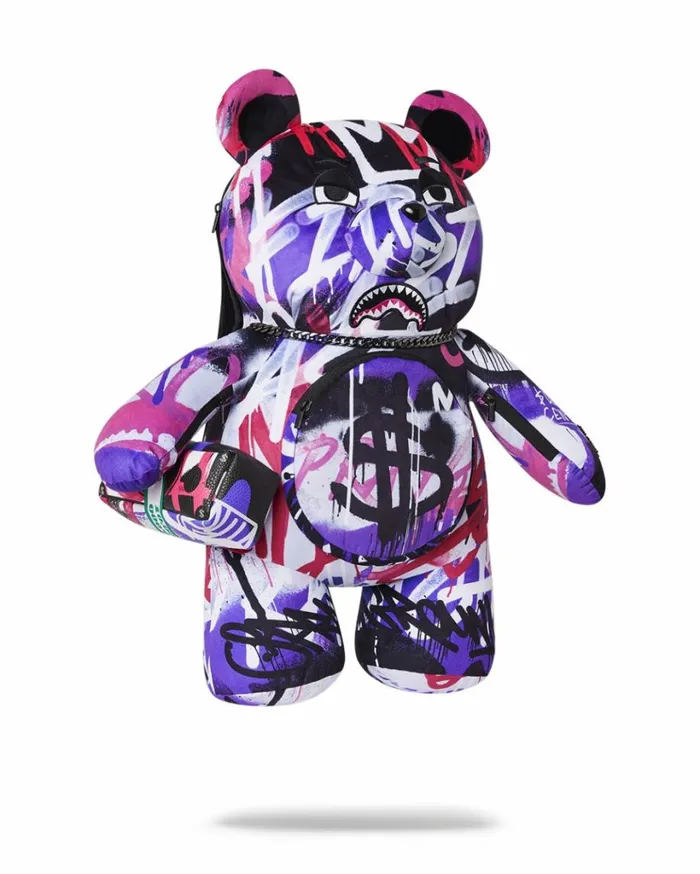 SPRAYGROUND SHARK ATELIER MONEYBEAR TEDDYBEAR BACKPACK Bags