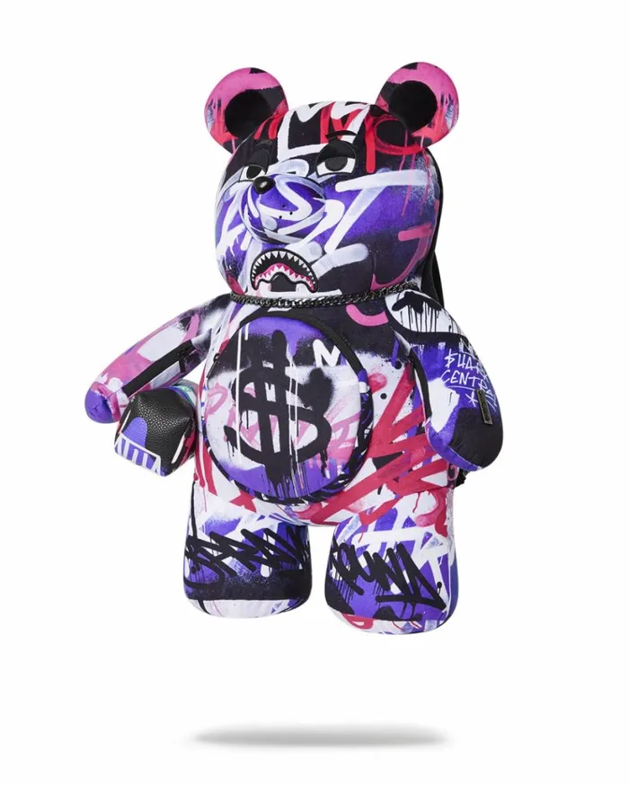 SPRAYGROUND SHARK ATELIER MONEYBEAR TEDDYBEAR BACKPACK Bags