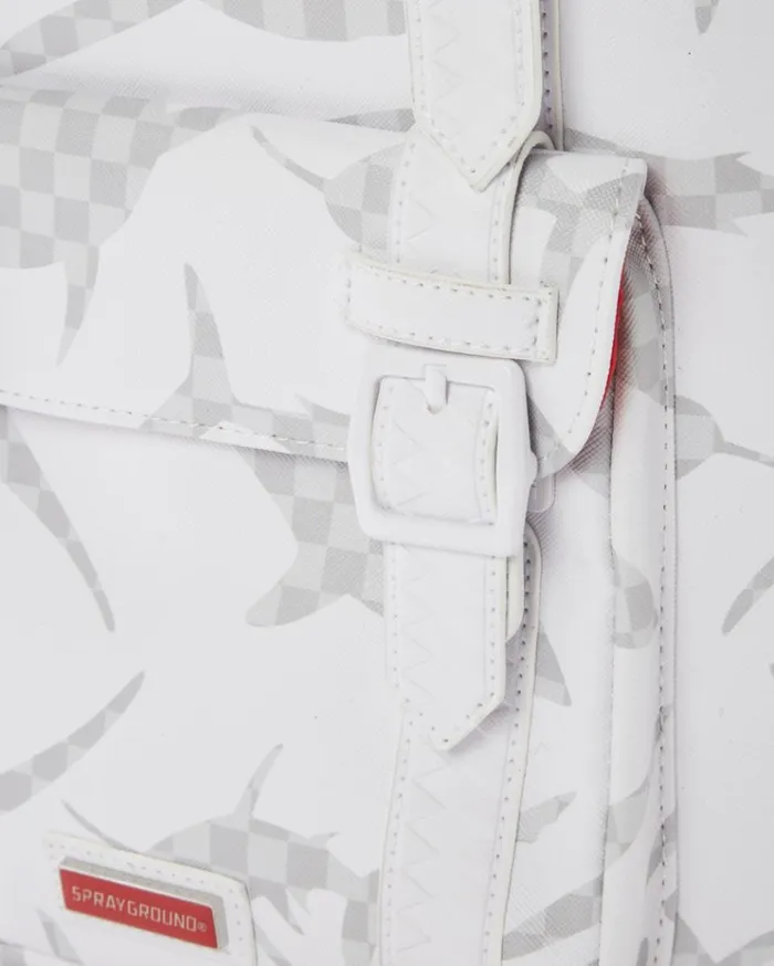 SPRAYGROUND SHARK CHECK WHITE HILLS BACKPACK Bags