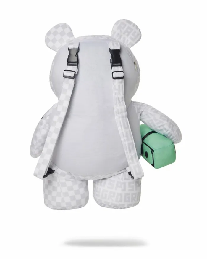 SPRAYGROUND SPLIT THE CHECK PEARL MONEYBEAR TEDDYBEAR BACKPACK Bags