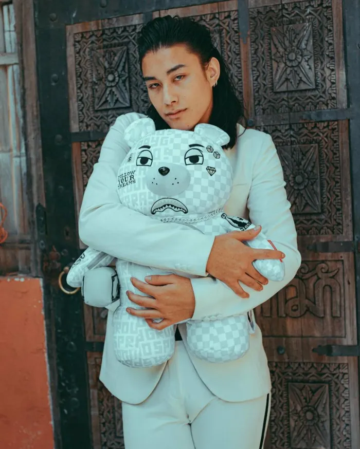 SPRAYGROUND SPLIT THE CHECK PEARL MONEYBEAR TEDDYBEAR BACKPACK Bags