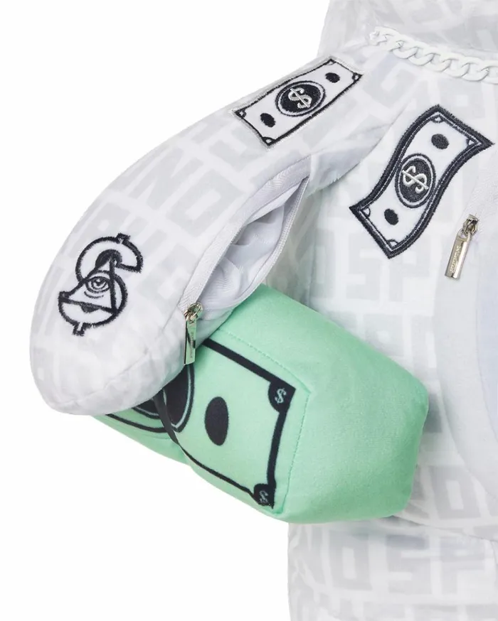 SPRAYGROUND SPLIT THE CHECK PEARL MONEYBEAR TEDDYBEAR BACKPACK Bags