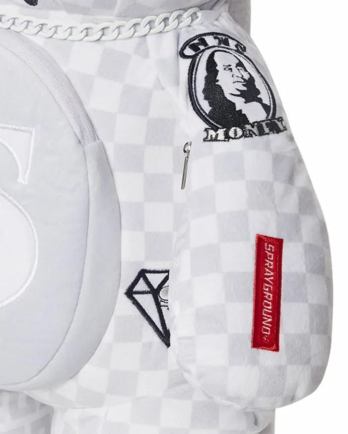 SPRAYGROUND SPLIT THE CHECK PEARL MONEYBEAR TEDDYBEAR BACKPACK Bags