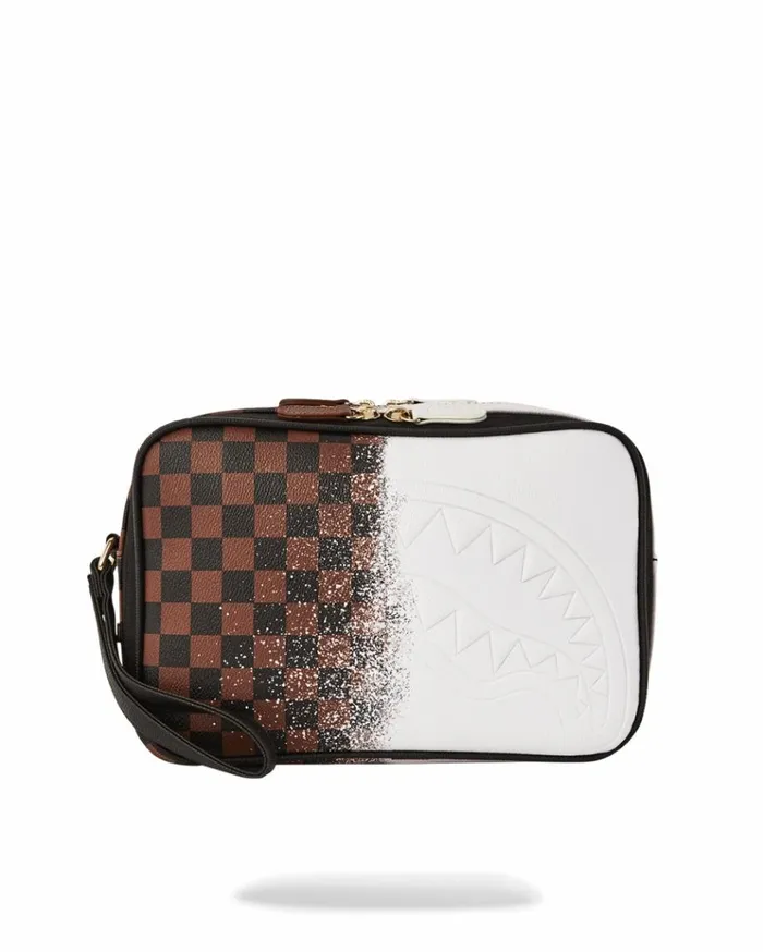 SPRAYGROUND SPRAYSHARKS WORLDWIDE BRICKSIDE TOILETRY BAG Bags