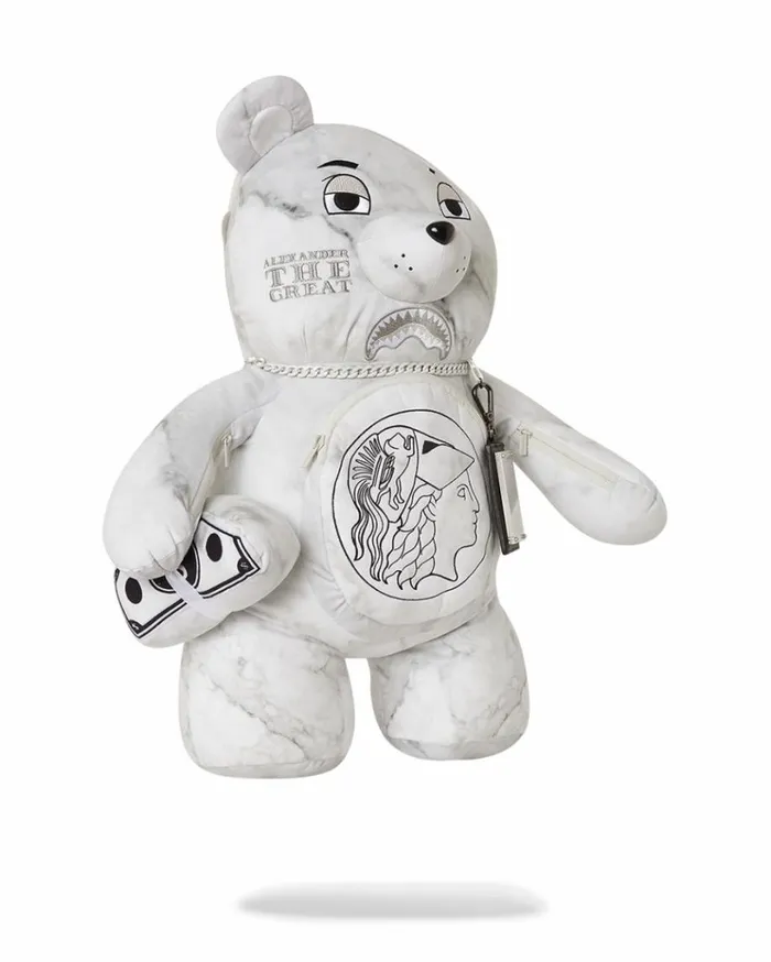 SPRAYGROUND THE MET ALEXANDER THE GREAT MACEDONIAN TEDDYBEAR BACKPACK Bags