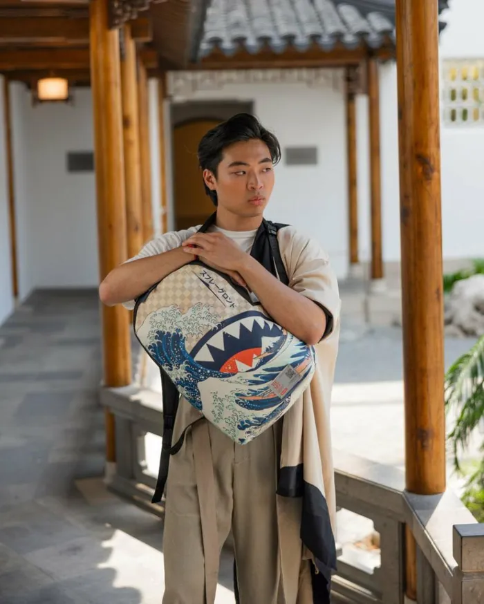 SPRAYGROUND THE MET HOKUSAI GREAT WAVE BACKPACK Bags
