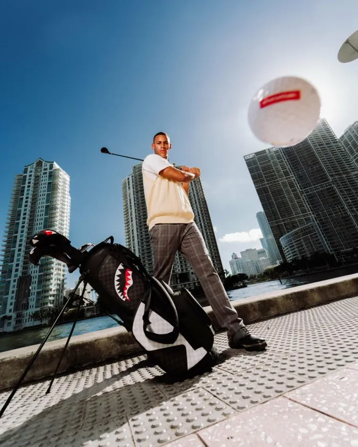 SPRAYGROUND TRIPLE DECKER HEIR TO THE THRONE PRO GOLF BAG Bags