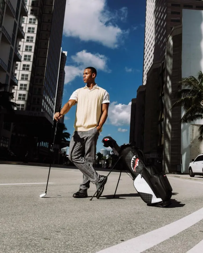 SPRAYGROUND TRIPLE DECKER HEIR TO THE THRONE PRO GOLF BAG Bags
