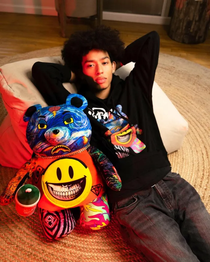 SPRAYGROUND VILLAIN MONEY BEAR TEDDYBEAR RON ENGLISH EDITION BACKPACK Bags