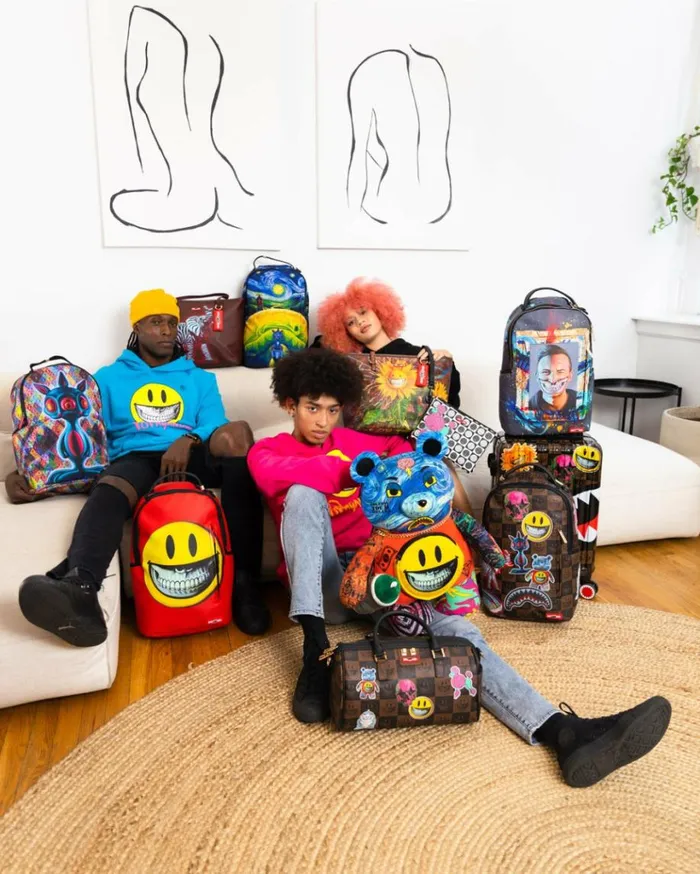 SPRAYGROUND VILLAIN MONEY BEAR TEDDYBEAR RON ENGLISH EDITION BACKPACK Bags