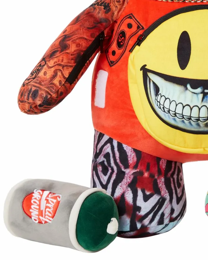 SPRAYGROUND VILLAIN MONEY BEAR TEDDYBEAR RON ENGLISH EDITION BACKPACK Bags