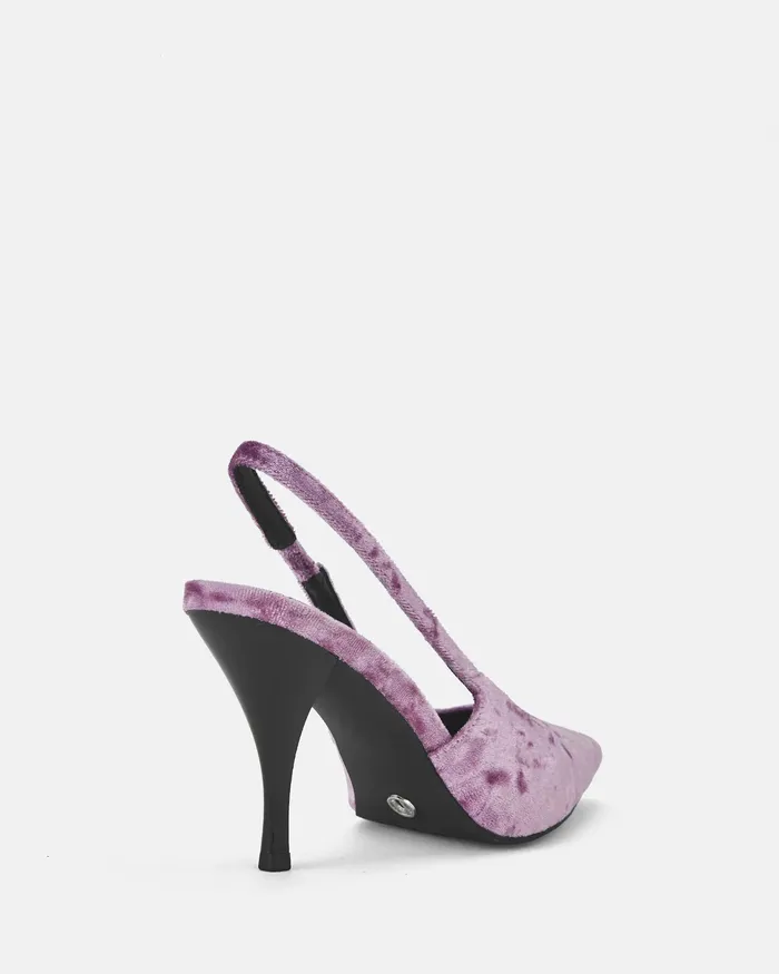 Stilettos ZUZIE PURPLE VELVET NOVO Shoes Women