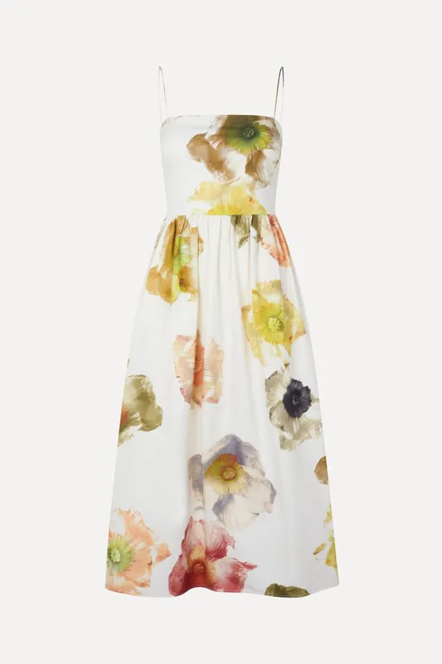 Stine Goya Dresses SGAnny Dress 8211 Pastel Poppies 8211 Women