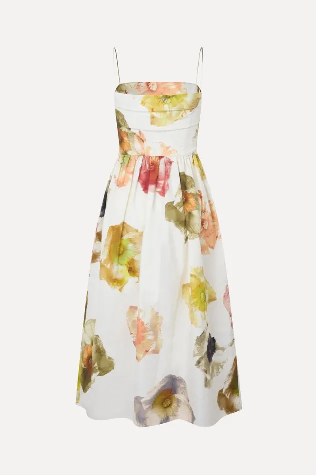 Stine Goya Dresses SGAnny Dress 8211 Pastel Poppies 8211 Women