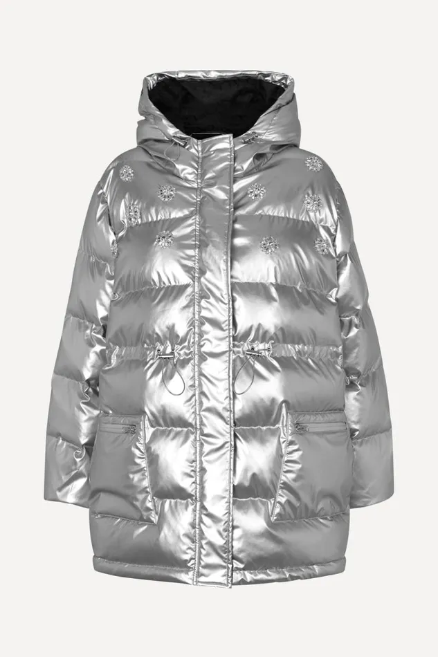 Stine Goya Outerwear Opal Jacket 8211 Silver 8211 Women