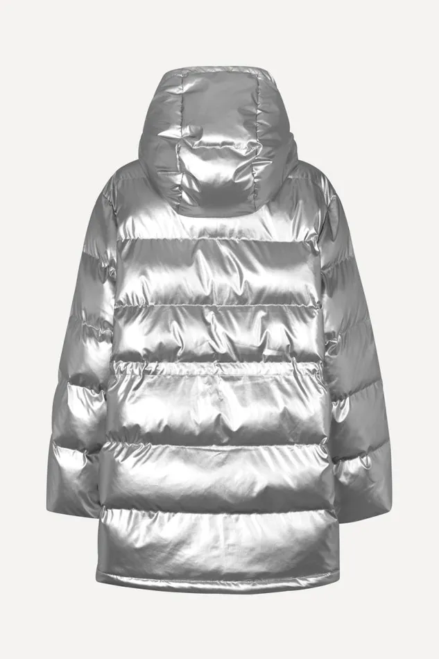 Stine Goya Outerwear Opal Jacket 8211 Silver 8211 Women