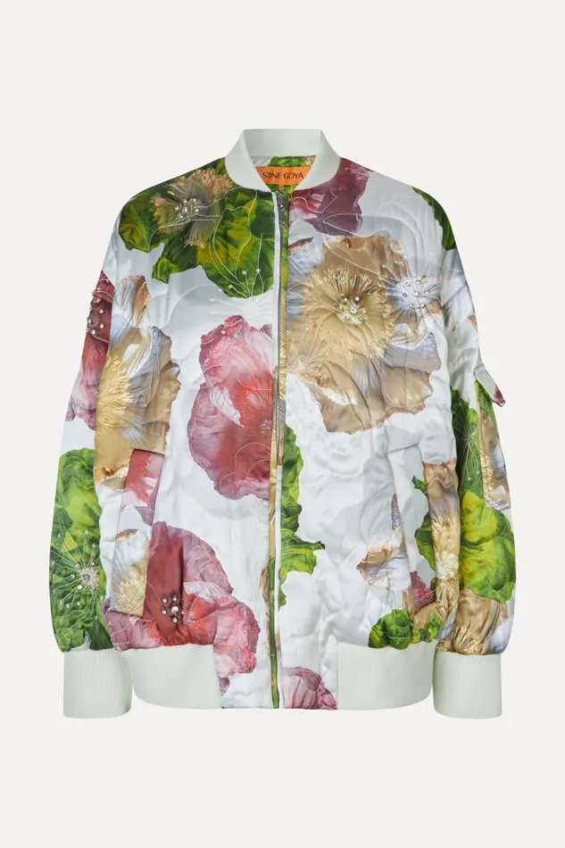 Stine Goya Outerwear SGNorea Jacket 8211 Poppies Bloom 8211 Women