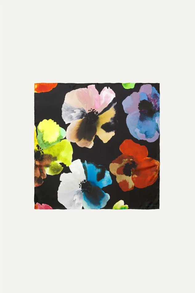 Stine Goya Scarves Small Scarf 8211 Watercolor Bloom 8211 Women