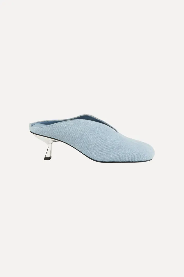 Stine Goya Shoes SGMonaco Heels 8211 Sky Denim 8211 Women