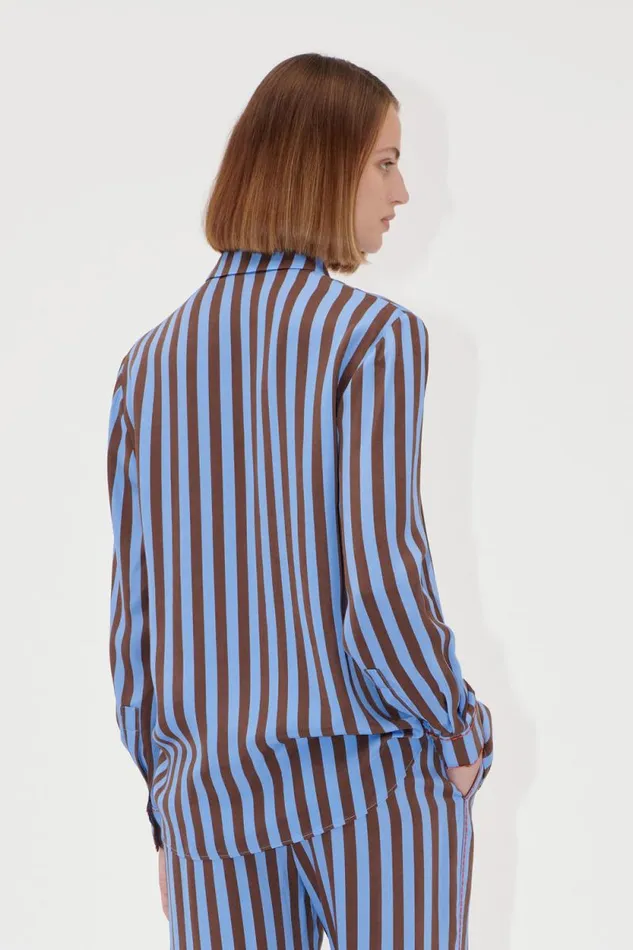 Stine Goya Tops and Shirts Long Sleeve Shirt 8211 Embroidery Stripe 8211 Women