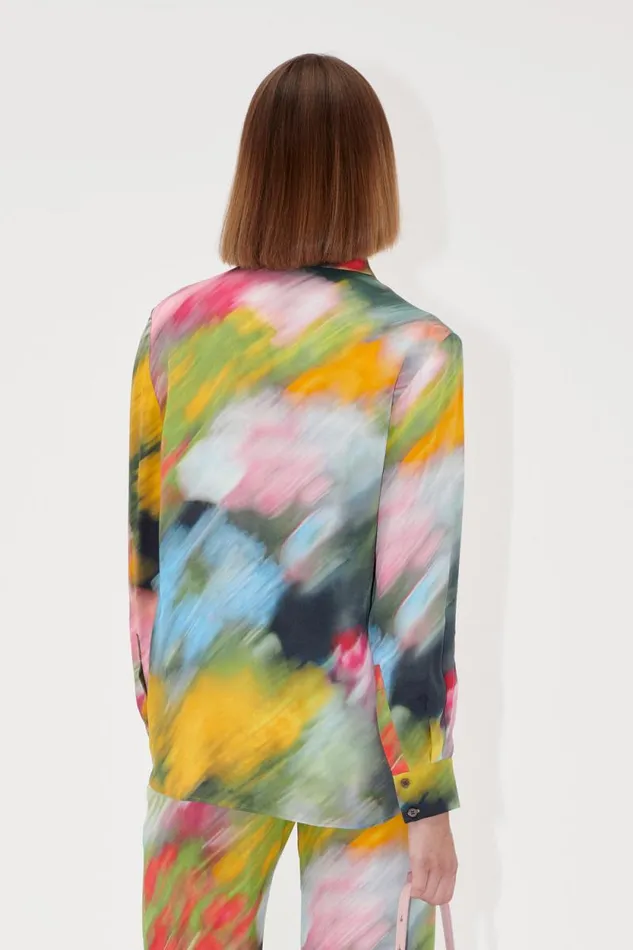Stine Goya Tops and Shirts Long Sleeve Shirt 8211 Liquid Floral 8211 Women