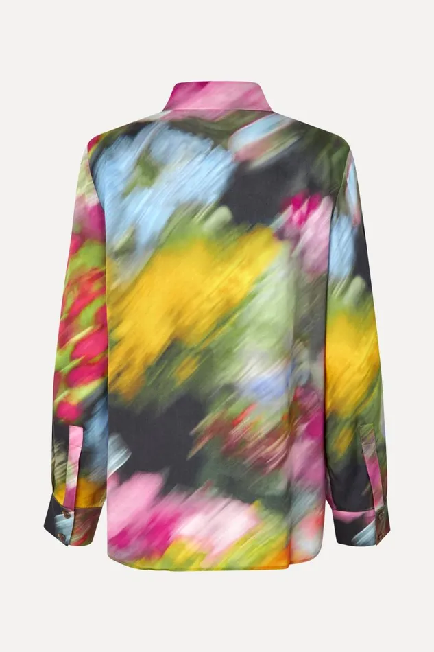 Stine Goya Tops and Shirts Long Sleeve Shirt 8211 Liquid Floral 8211 Women