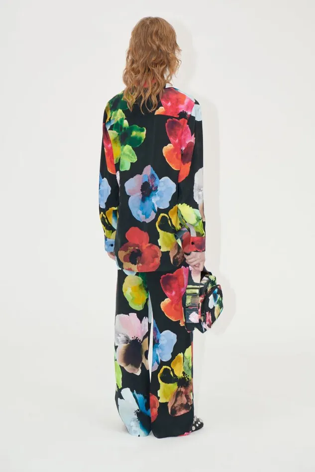 Stine Goya Tops and Shirts Long Sleeve Shirt 8211 Watercolor Bloom 8211 Women