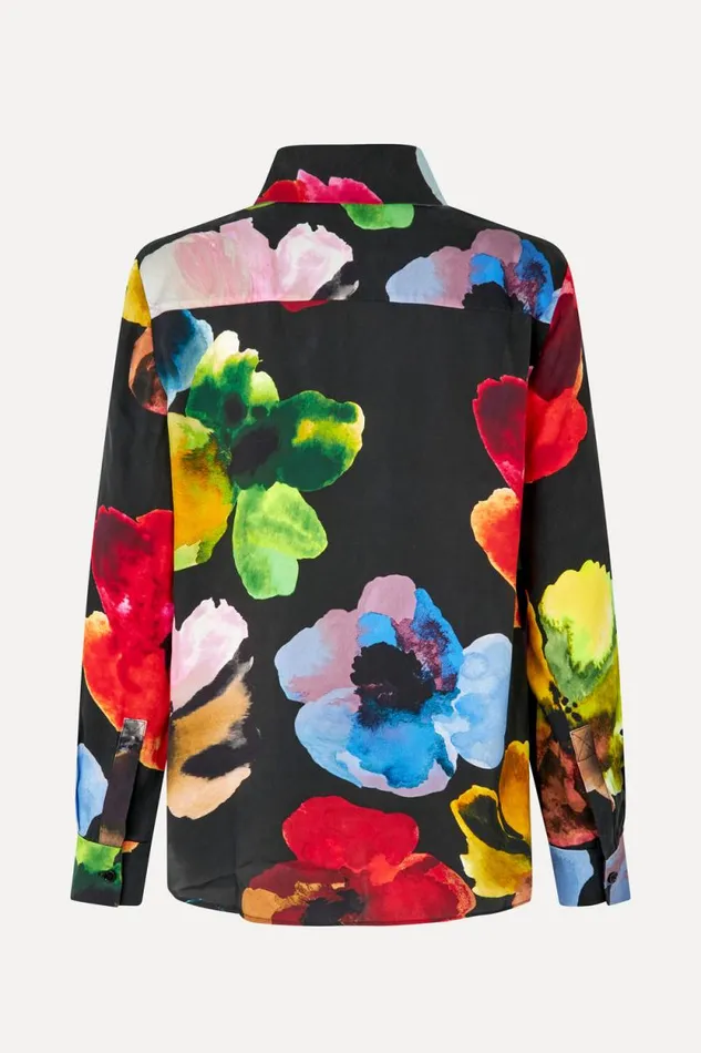 Stine Goya Tops and Shirts Long Sleeve Shirt 8211 Watercolor Bloom 8211 Women